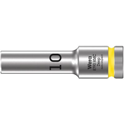 Wera, Chiave a bussola + esagonale, 8790 HMC Deep 10,0 (10 mm) Wera, Chiave a bussola + esagonale, 8790 HMC Deep 10,0 (10 mm)