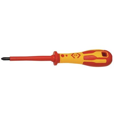 CK Tools CK T49142-3 Cacciavite Isolato VDE per Elettricisti - Phillips PH3, 150mm CK Tools CK T49142-3 Cacciavite Isolato VDE per Elettricisti - Phillips PH3, 150mm