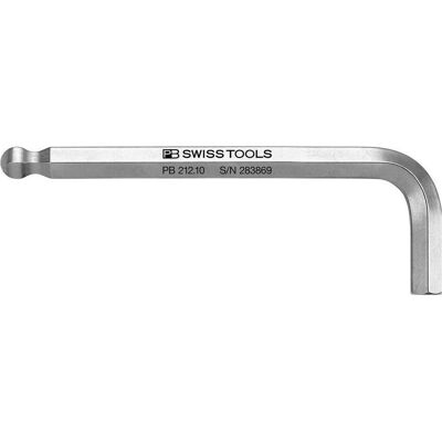 Packard Bell Swiss Tools Modello PB 212 Chiave Allen 10 mm Testa sferica Packard Bell Swiss Tools Modello PB 212 Chiave Allen 10 mm Testa sferica