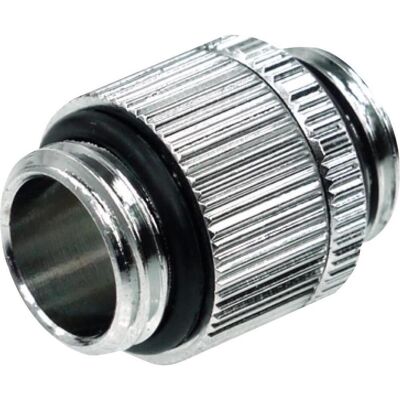 Alphacool HF Doppio nipplo G1/4 maschio a G1/4 maschio girevole Cromo, Raccordo per raffreddamento, Argento Alphacool HF Doppio nipplo G1/4 maschio a G1/4 maschio girevole Cromo, Raccordo per raffreddamento, Argento