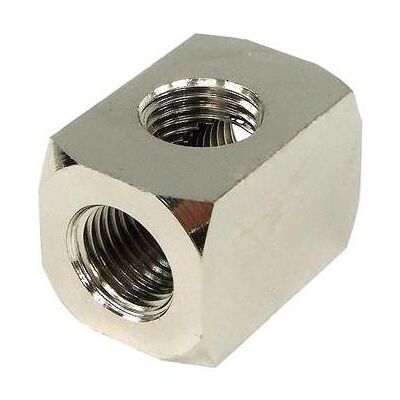 T-pezzo G1/4" Aquatuning - Nickel Argento T-pezzo G1/4" Aquatuning - Nickel Argento