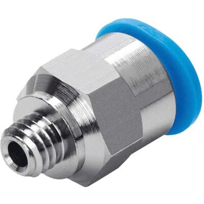 Festo, Tecnologia di connessione dei tubi, Push-in Fitting, Male M5, 3mm (Raccordi per tubi) Festo, Tecnologia di connessione dei tubi, Push-in Fitting, Male M5, 3mm (Raccordi per tubi)