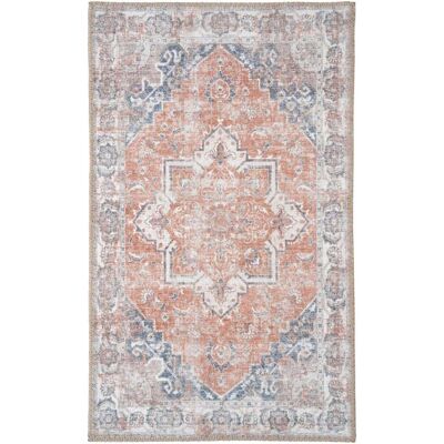 House Nordic tappeto d'ingresso - Arancione e blu - 50x80 cm - Tappeto d'ingresso House Nordic tappeto d'ingresso - Arancione e blu - 50x80 cm - Tappeto d'ingresso