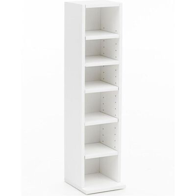 Scaffale Bianco 6 Scomparti Wohnling - Spazio e Divisorio Scaffale Bianco 6 Scomparti Wohnling - Spazio e Divisorio