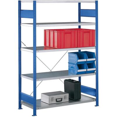 Scaffale Pesante Schulte - 1300kg - Blu - 200x100x50cm Scaffale Pesante Schulte - 1300kg - Blu - 200x100x50cm