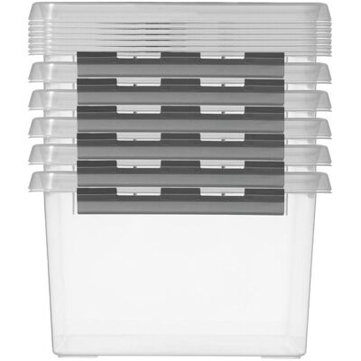 Helit, Box portaoggetti, Q-Line (15 l, 1x, 40 x 30 x 18 cm) Helit, Box portaoggetti, Q-Line (15 l, 1x, 40 x 30 x 18 cm)