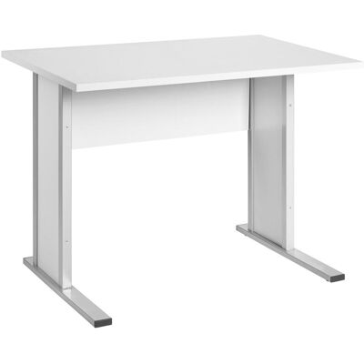 MÖBELPARTNER Scrivania - Rettangolare grigio chiaro - 90x65 cm MÖBELPARTNER Scrivania - Rettangolare grigio chiaro - 90x65 cm
