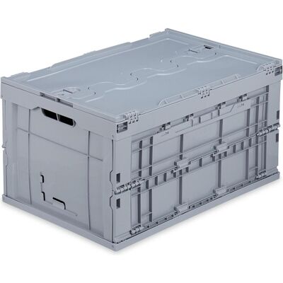 Relaxdays, Box portaoggetti, Scatola di trasporto (58.50 cm, 60 l, 1x) Relaxdays, Box portaoggetti, Scatola di trasporto (58.50 cm, 60 l, 1x)