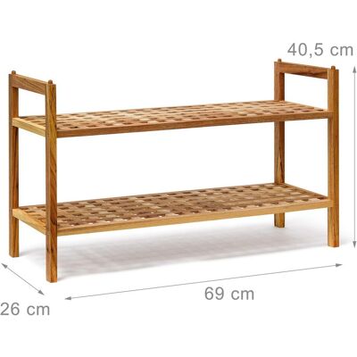 Relaxdays, Scarpiera, Baylee (69 x 26 x 40.50 cm) Relaxdays, Scarpiera, Baylee (69 x 26 x 40.50 cm)