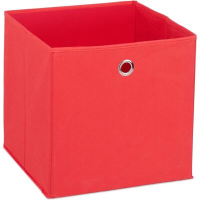 RELAXDAYS Set di 2 Scatole Portaoggetti - Quadrate, 30x30x30 cm, Rosso RELAXDAYS Set di 2 Scatole Portaoggetti - Quadrate, 30x30x30 cm, Rosso