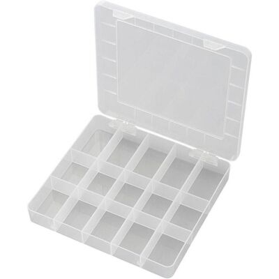 Tru Components, Organizzatore a scomparti, Scatola di assortimento (L x P x A) 2 Tru Components, Organizzatore a scomparti, Scatola di assortimento (L x P x A) 2