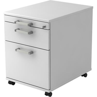 hjh OFFICE PRO SIGNA AC20 - Mobiletto archivio - Bianco - Con serratura - 3 cassetti hjh OFFICE PRO SIGNA AC20 - Mobiletto archivio - Bianco - Con serratura - 3 cassetti