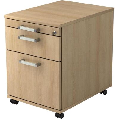 hjh OFFICE PRO SIGNA AC20 CE - Contenitore a rotelle Rovere - 3 Cassetti - Arredamento ufficio hjh OFFICE PRO SIGNA AC20 CE - Contenitore a rotelle Rovere - 3 Cassetti - Arredamento ufficio