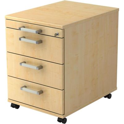hjh OFFICE PRO SIGNA AC30 - Legno e acciaio con 3 cassetti - Mobile contenitore hjh OFFICE PRO SIGNA AC30 - Legno e acciaio con 3 cassetti - Mobile contenitore