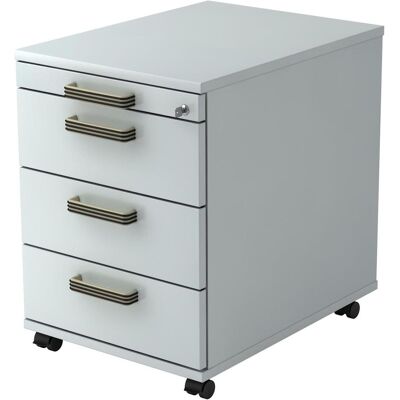 hjh OFFICE PRO SIGNA AC30 - Pedana mobile - Grigio con 3 cassetti hjh OFFICE PRO SIGNA AC30 - Pedana mobile - Grigio con 3 cassetti