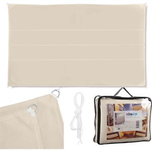 Relaxdays, Tendalino, Tenda a vela rettangolare parasole (400 x 600 cm) Relaxdays, Tendalino, Tenda a vela rettangolare parasole (400 x 600 cm)