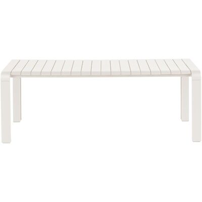 Panchetta da giardino in metallo Vondel - Beige 129,5 cm Panchetta da giardino in metallo Vondel - Beige 129,5 cm
