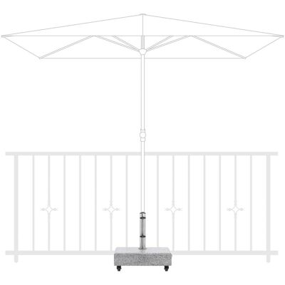 Base per Ombrellone DOPPLER in Granito - 25kg - Per ombrelloni fino a 200cm Base per Ombrellone DOPPLER in Granito - 25kg - Per ombrelloni fino a 200cm