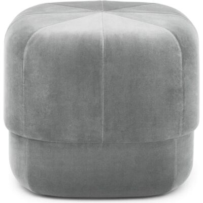 Pouf in velluto grigio Circus di Normann Copenhagen - Pouf Pouf in velluto grigio Circus di Normann Copenhagen - Pouf
