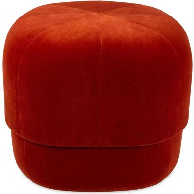 Pouf in velluto 46 cm rosso Circus - Normann Copenhagen Pouf in velluto 46 cm rosso Circus - Normann Copenhagen