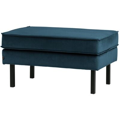 BePureHome Rodeo Sgabello Velluto Blu - Hocker BePureHome Rodeo Sgabello Velluto Blu - Hocker