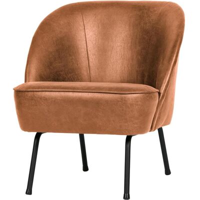 BePureHome Vogue Cognac Poltrona in Cuoio Ecologico BePureHome Vogue Cognac Poltrona in Cuoio Ecologico