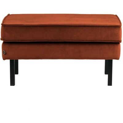 BePureHome - Rodeo Hocker - Ruggine - Velluto - Ottoman BePureHome - Rodeo Hocker - Ruggine - Velluto - Ottoman