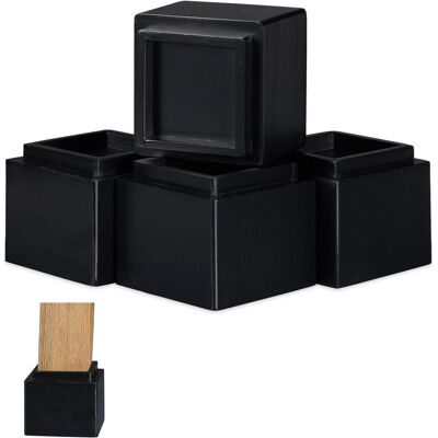 Relaxdays, Gambe + base del tavolo, Set di 4 Rialzi per Mobili, Sedie Relaxdays, Gambe + base del tavolo, Set di 4 Rialzi per Mobili, Sedie
