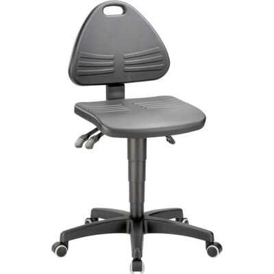 Bimos, Sedia da ufficio, Sedia girevole industriale, rivestita con schiuma PU (43 - 60 cm) Bimos, Sedia da ufficio, Sedia girevole industriale, rivestita con schiuma PU (43 - 60 cm)