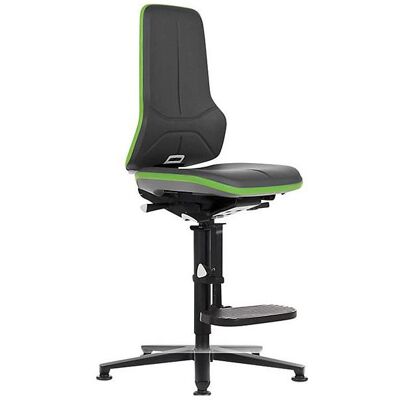 Bimos, Sedia da ufficio, Sedia girevole industriale NEON, con supporto step-up (59 - 87 cm) Bimos, Sedia da ufficio, Sedia girevole industriale NEON, con supporto step-up (59 - 87 cm)
