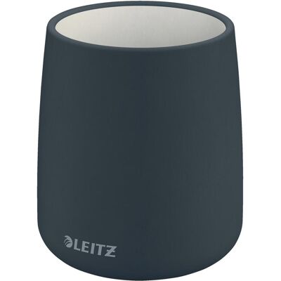 Leitz, Accessori per scrivania, Portamatite Cosy 53290089 grigio 92x92x138mm Leitz, Accessori per scrivania, Portamatite Cosy 53290089 grigio 92x92x138mm