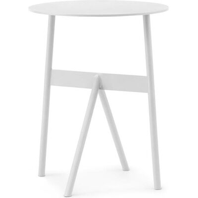 Tavolino in acciaio Stock di Normann Copenhagen - Bianco Tavolino in acciaio Stock di Normann Copenhagen - Bianco