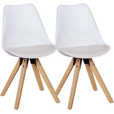 Set di 2 sedie retrò - Sedie da pranzo Set di 2 sedie retrò - Sedie da pranzo