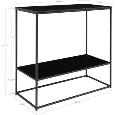 House Nordic, Tavolino consolle, Vita (80 x 36 x 80 cm) House Nordic, Tavolino consolle, Vita (80 x 36 x 80 cm)