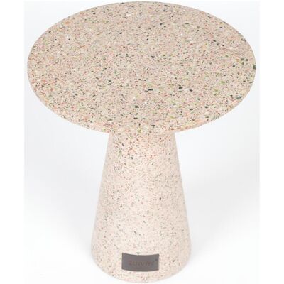 Zuiver Victoria Tavolino Rosa in Terrazzo Zuiver Victoria Tavolino Rosa in Terrazzo