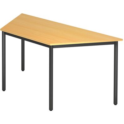 Tavolo Conferenze Hammerbacher Faggio Nero - 160x69x72 cm Tavolo Conferenze Hammerbacher Faggio Nero - 160x69x72 cm