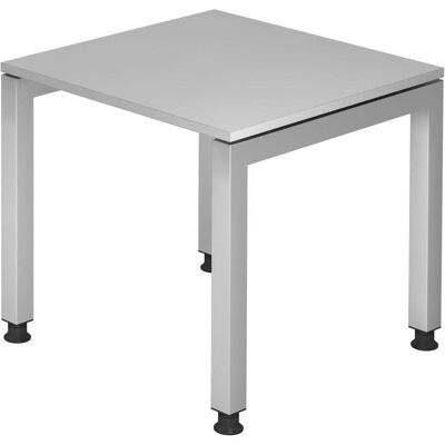 Scrivania regolabile in altezza HAMMERBACHER Prokura - 80x80cm, Struttura argento Scrivania regolabile in altezza HAMMERBACHER Prokura - 80x80cm, Struttura argento