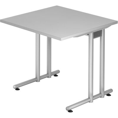 Scrivania Quadrata Grigia Prokura HAMMERBACHER - Arredo Ufficio Scrivania Quadrata Grigia Prokura HAMMERBACHER - Arredo Ufficio
