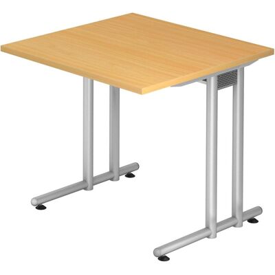 HAMMERBACHER NS08 Scrivania compatta - 80x80cm FSC Certificato HAMMERBACHER NS08 Scrivania compatta - 80x80cm FSC Certificato