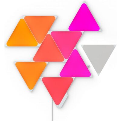 Nanoleaf, Applique + Plafoniera, Shapes Triangles Smarter Kit (100 lm) Nanoleaf, Applique + Plafoniera, Shapes Triangles Smarter Kit (100 lm)