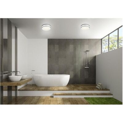 Lampada a soffitto LED Helestra Zelo - Sensore di Movimento - 2900K - 1420lm Lampada a soffitto LED Helestra Zelo - Sensore di Movimento - 2900K - 1420lm