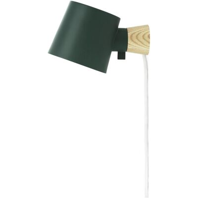 Applique Rise di Normann Copenhagen - Acciaio/Legno - 17cm Applique Rise di Normann Copenhagen - Acciaio/Legno - 17cm