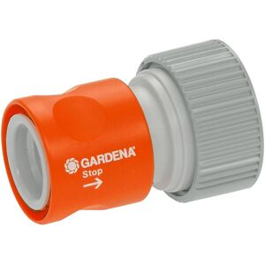 Gardena, Raccordo per tubo flessibile, Pezzo di transizione con arresto dell'acqua (Fermata acqua, Pezzo di transizione, 13 mm) Gardena, Raccordo per tubo flessibile, Pezzo di transizione con arresto dell'acqua (Fermata acqua, Pezzo di transizione, 13 mm)