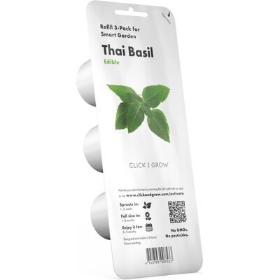 Click and Grow, Semi, Basilico thailandese (Semi di erbe) Click and Grow, Semi, Basilico thailandese (Semi di erbe)