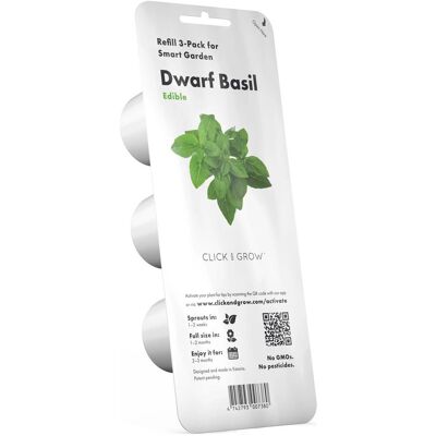 Click and Grow, Semi, Basilico nano (Semi di erbe) Click and Grow, Semi, Basilico nano (Semi di erbe)