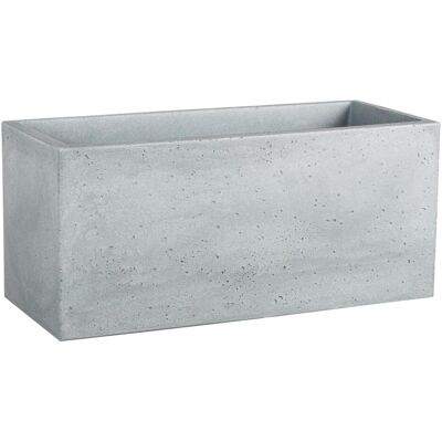 Vaso rettangolare grigio Stony Grey - Esterno Vaso rettangolare grigio Stony Grey - Esterno