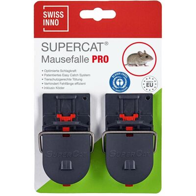 Swissinno, Trappola animali, Trappola per topi Pro SuperCat confezione da 2 Swissinno, Trappola animali, Trappola per topi Pro SuperCat confezione da 2