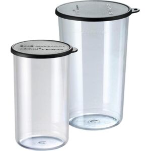 Bamix Set di 2 tazze, Misurino, Trasparente Bamix Set di 2 tazze, Misurino, Trasparente