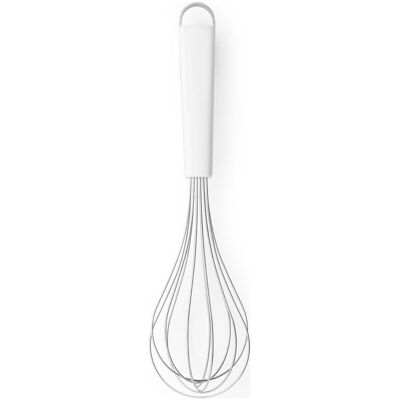 Brabantia Frullino per la schiuma della linea essenziale, Frusta da cucina, Bianco, Argento Brabantia Frullino per la schiuma della linea essenziale, Frusta da cucina, Bianco, Argento