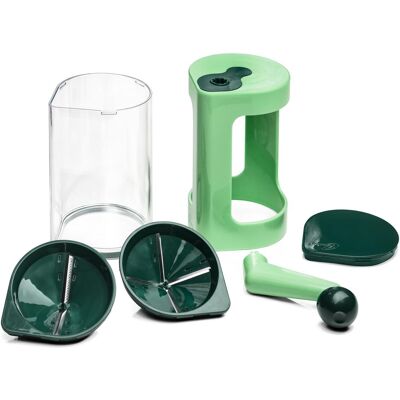 Genius Super Julietti Spiralizzatore di verdure - Set da 6 pezzi per alimentazione sana Genius Super Julietti Spiralizzatore di verdure - Set da 6 pezzi per alimentazione sana